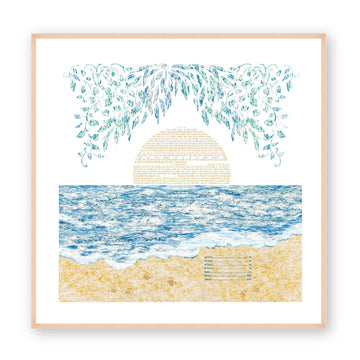 Signature "Beach Lovers" Ketubah