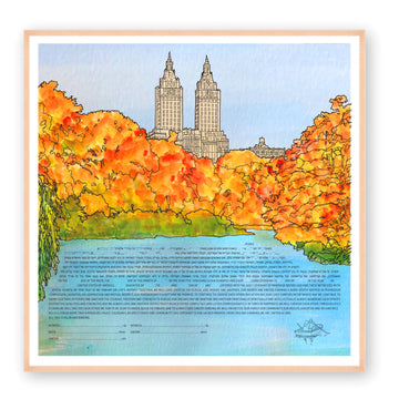 Landmark "Central Park" Ketubah