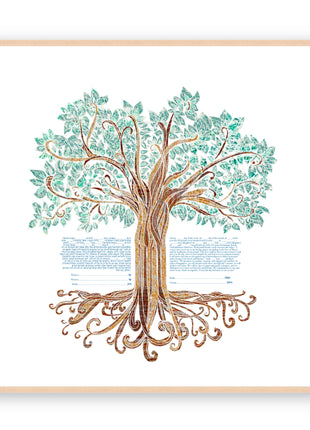 Signature "Tree Lovers Roots " Ketubah