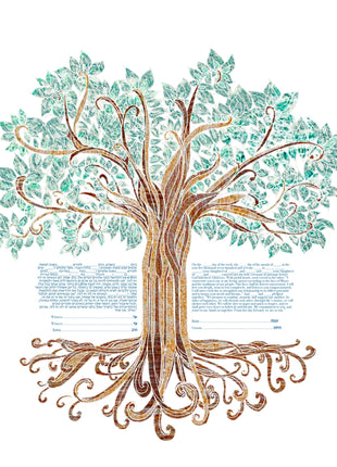 Signature "Tree Lovers Roots " Ketubah